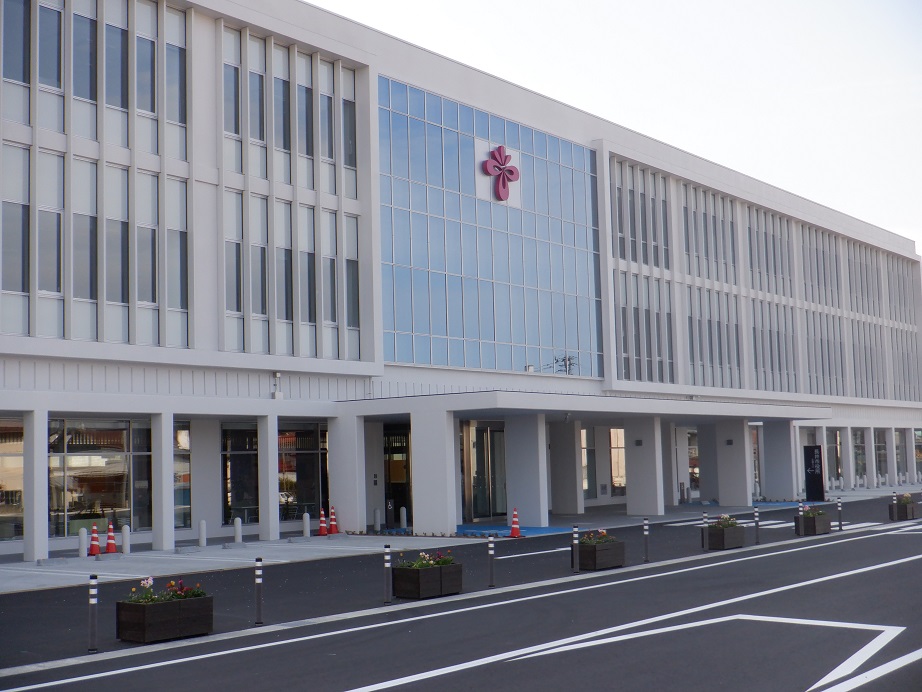 長井市役所新庁舎完成