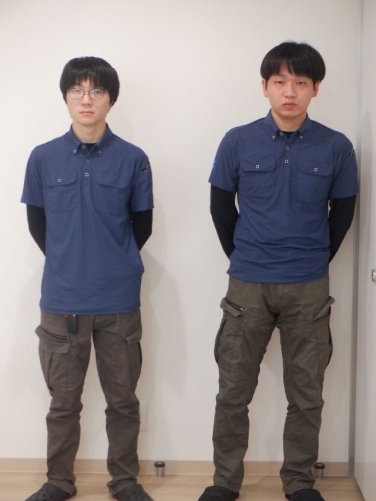 作業服を更新しました